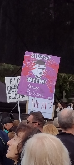 Z protestu..